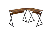 Zafiri Weathered Oak & Black Finish Writing Desk Model 92810 By ACME Furniture